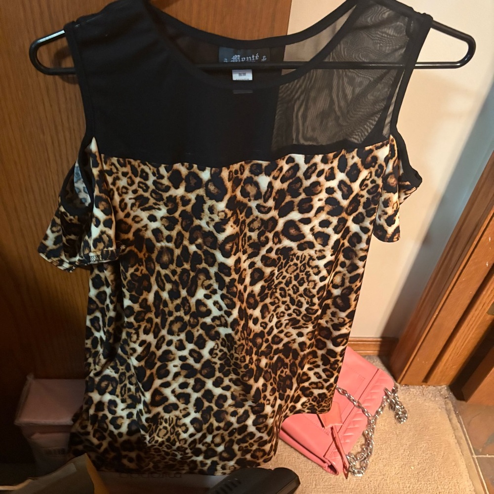 Montce Leopard Print Women's Top